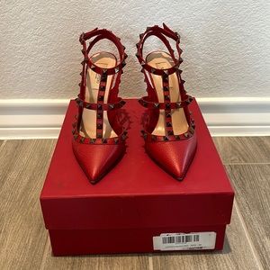 Valentino Rockstud Caged Pump 100mm